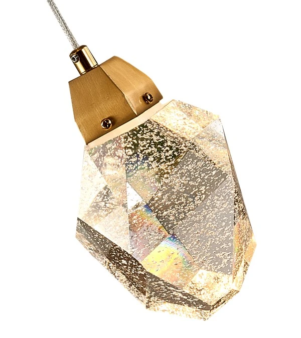 Bubble Crystal Chandelier For High Ceiling